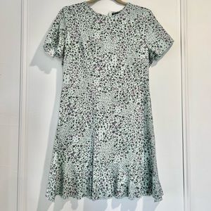 Blue Flower Dress Size M